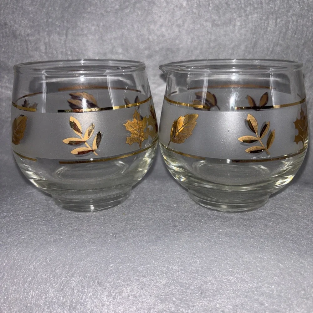 Libbey vintage golden